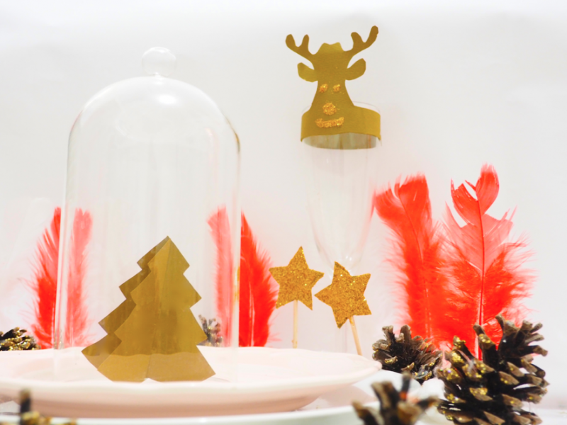 DIY Noël et Jour de l'An : Décorations de table peu coûteuses !  