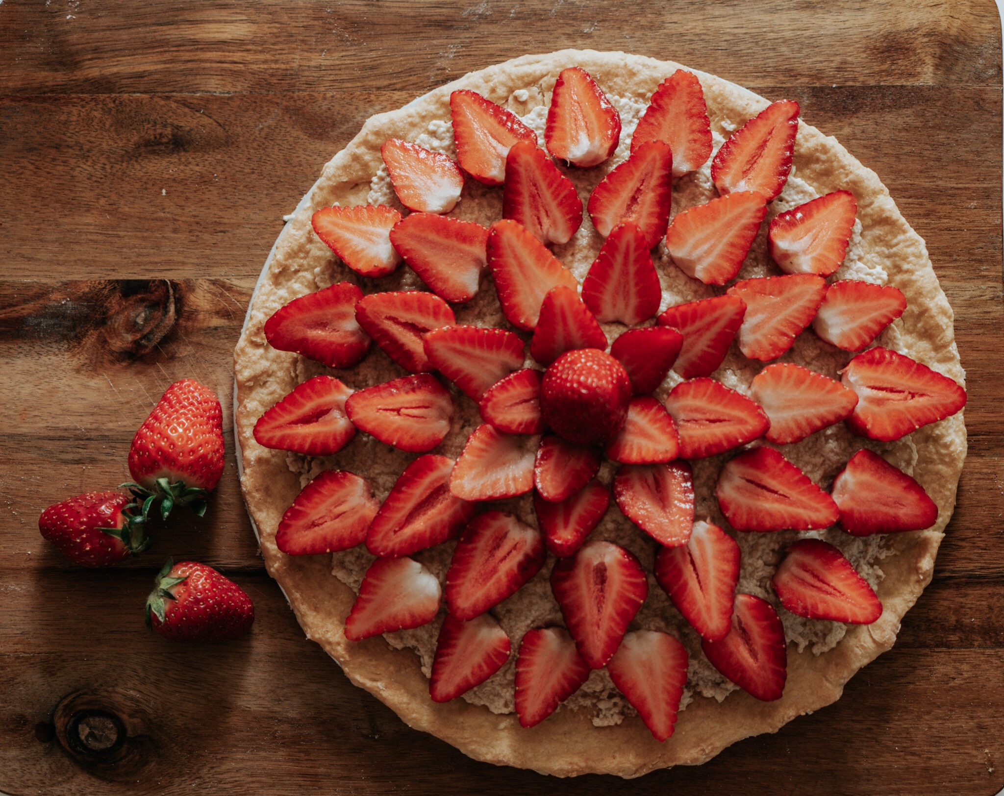 tarte aux fraises - strawberry pie - bodyandfly - food blogger recettes healthy